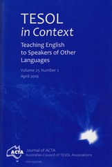 Latest TESOL in Context Issue Available